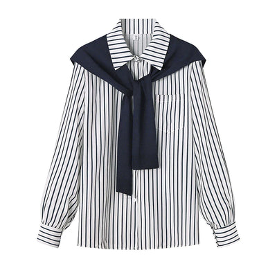 Amelia – Gestreiftes Langarmshirt für Damen