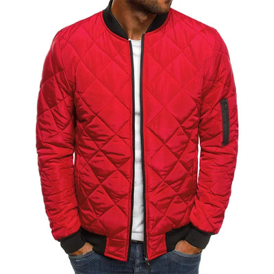 Bequem Jacke mit Rautenmuster