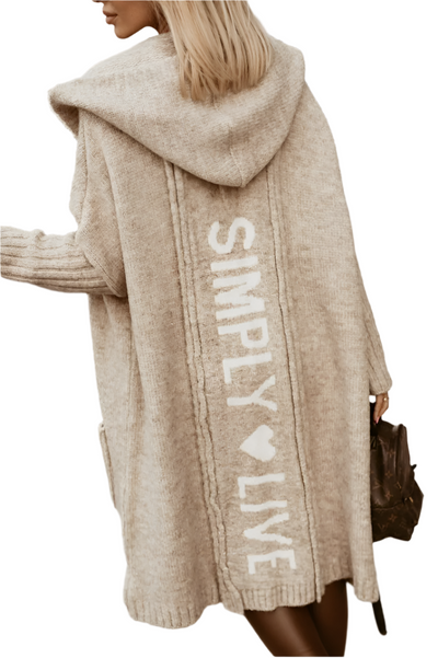 Helena – Gemütliche Oversized Damen Strickjacke