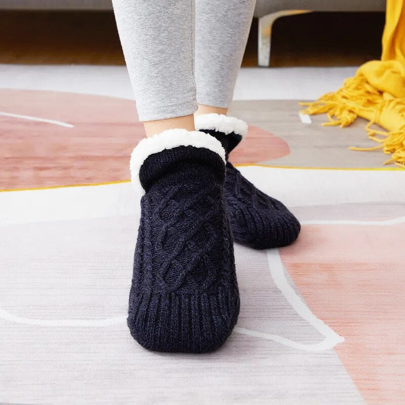 LuxeFeet | Flauschige Kaschmir-Pantoffeln