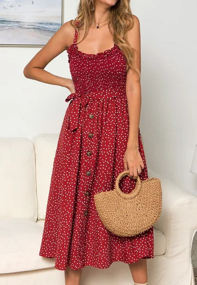 Zena® | Ärmelloses Polka Dot Kleid für erwachsene Frauen