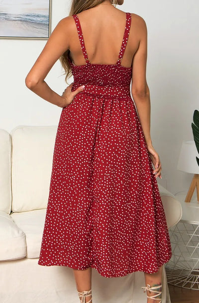 Zena® | Ärmelloses Polka Dot Kleid für erwachsene Frauen