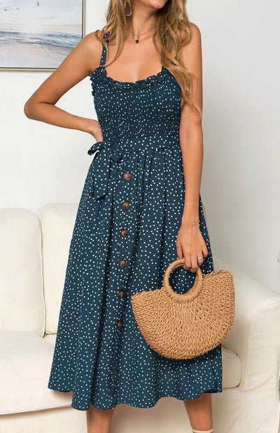 Zena® | Ärmelloses Polka Dot Kleid für erwachsene Frauen
