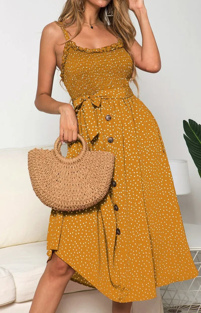 Zena® | Ärmelloses Polka Dot Kleid für erwachsene Frauen