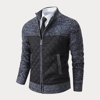 Modischer Pullover mit hohem Kragen für Herren