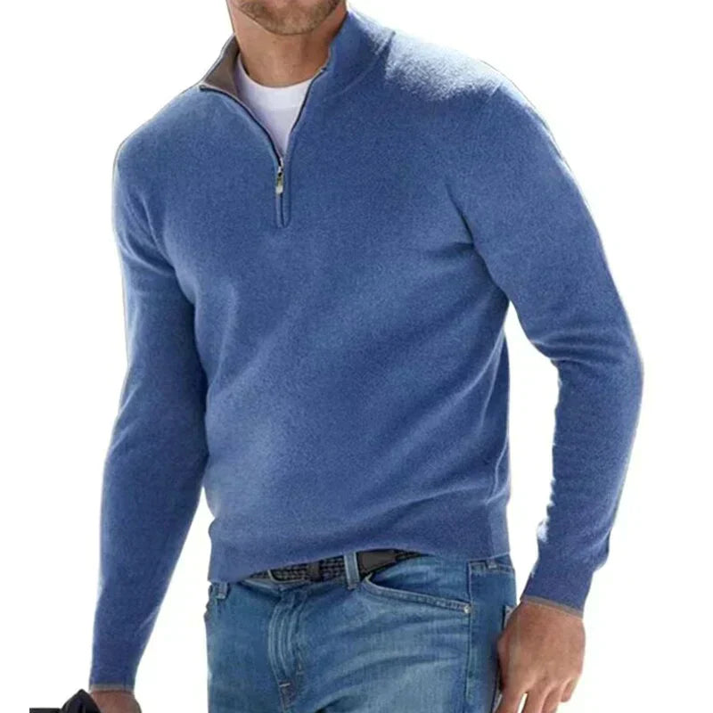 Ralph polo - stylischer reißverschlusspullover für herren (italienisches design)