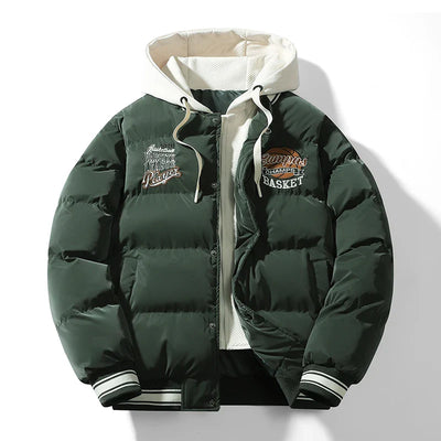 Alex – Neue Winterjacke für Herren, Basketball Warme Mäntel