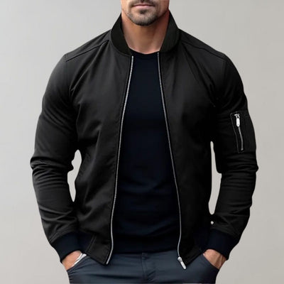 Bomberjacke Herren Leicht | Zip-Up Jacke Alltag