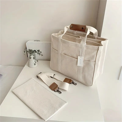 Valentina – Handgefertigte Vintage-inspirierte Alles-Tasche