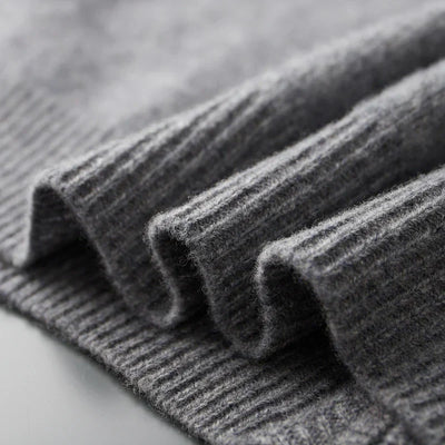 Reißverschluss Strickjacke Für Herren | Minimalistischer Stil Mit Stehkragen