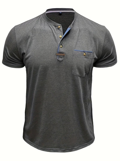 Lässiges T-Shirt mit Brusttasche
