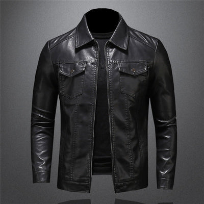 Overshirt Lederjacke für Herren