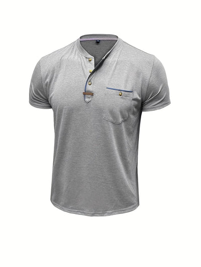 Lässiges T-Shirt mit Brusttasche