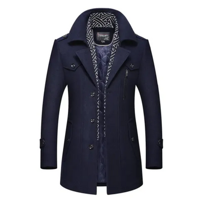 Trenchcoat für Herren mit Schalkragen