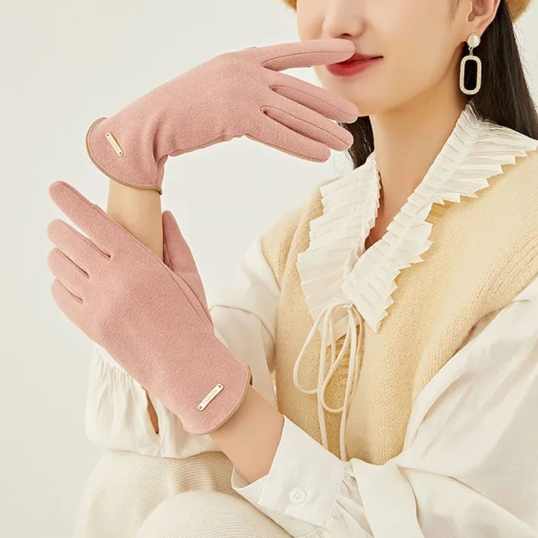 Carolin | Klassisch und vielseitig Wildlederhandschuhe