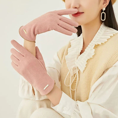 Carolin | Klassisch und vielseitig Wildlederhandschuhe