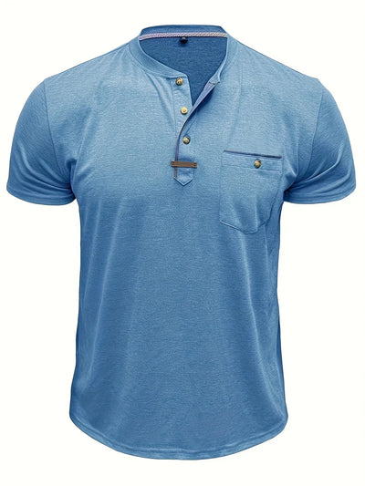 Lässiges T-Shirt mit Brusttasche