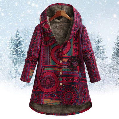 Damen-Kapuzenpulli mit böhmischem Muster