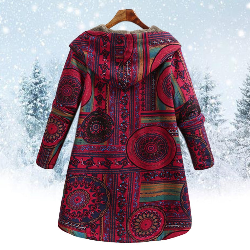 Damen-Kapuzenpulli mit böhmischem Muster