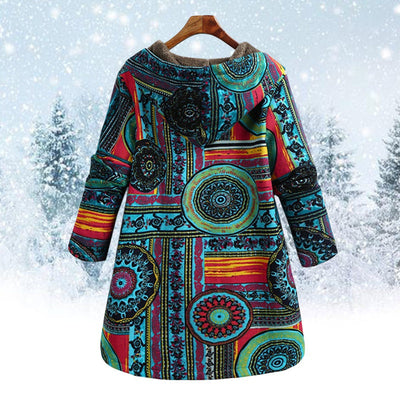 Damen-Kapuzenpulli mit böhmischem Muster