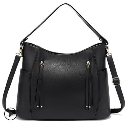 Hobo-Tasche aus Kunstleder | Geräumiges Design | Stilvolle Details