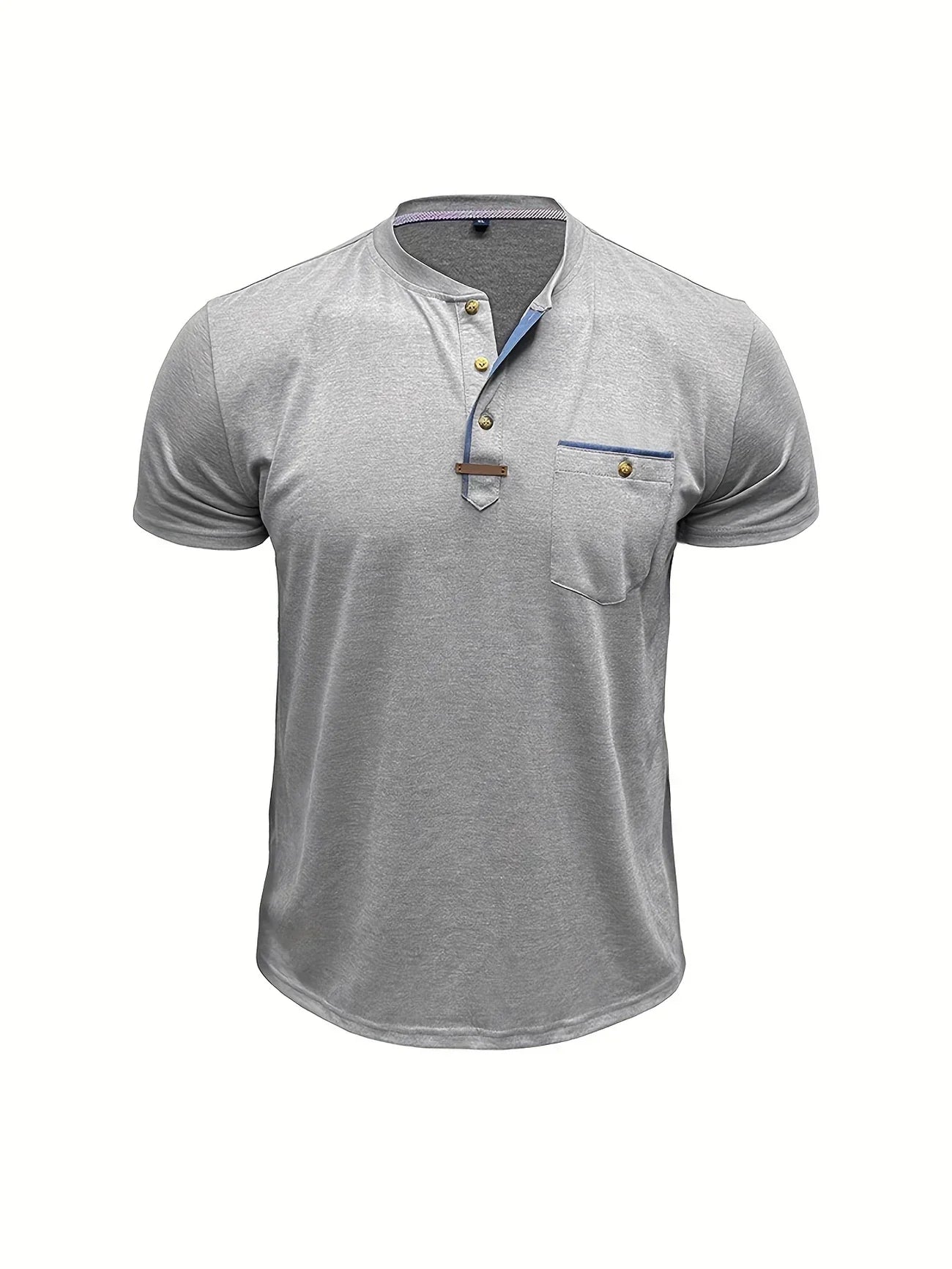 Lässiges T-Shirt mit Brusttasche