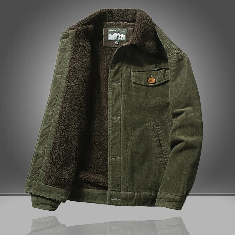 Herren Winterjacke | Vintage Freizeitmantel
