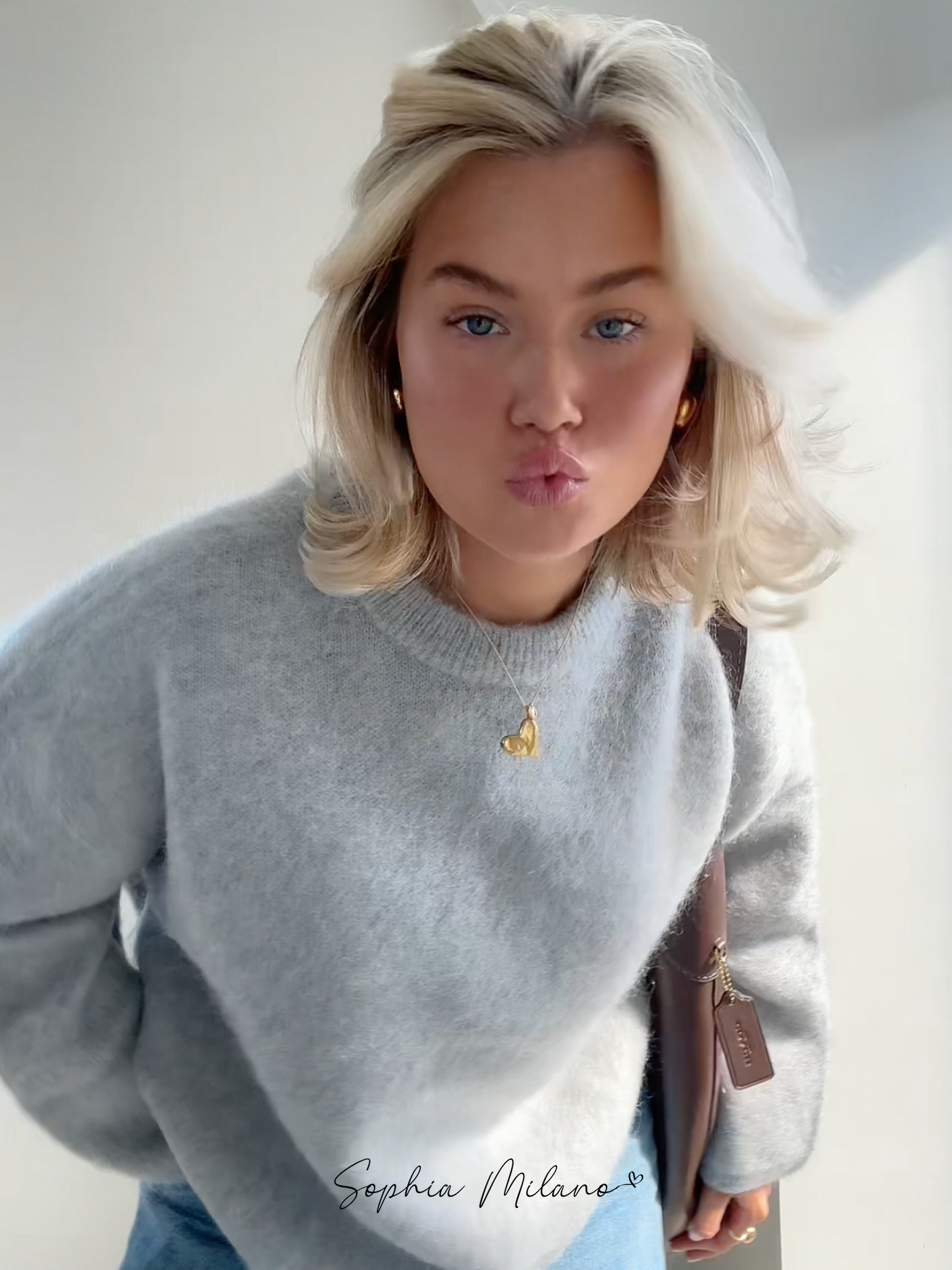 Elena | Mohair Crewneck Pullover