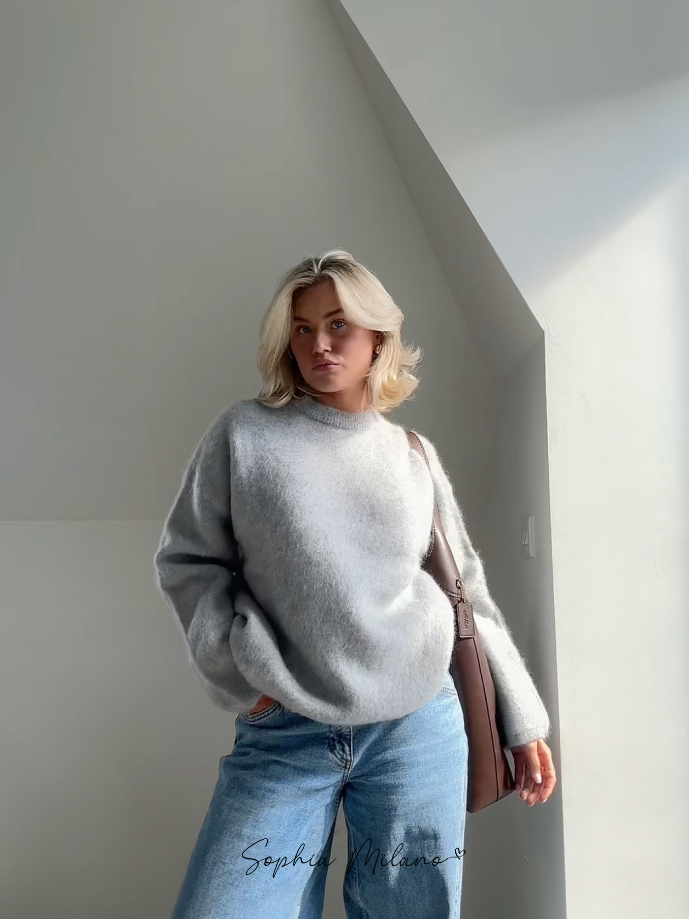 Elena | Mohair Crewneck Pullover