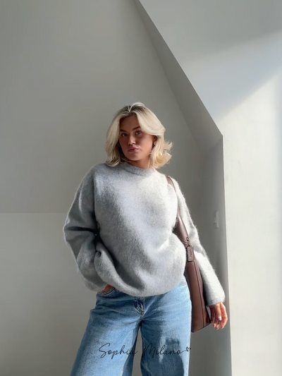 Elena | Mohair Crewneck Pullover