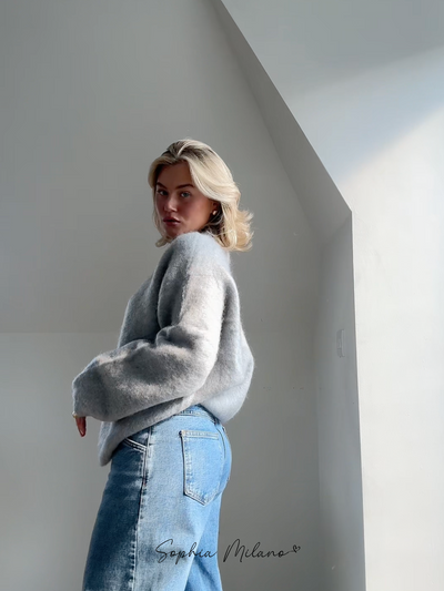 Elena | Mohair Crewneck Pullover