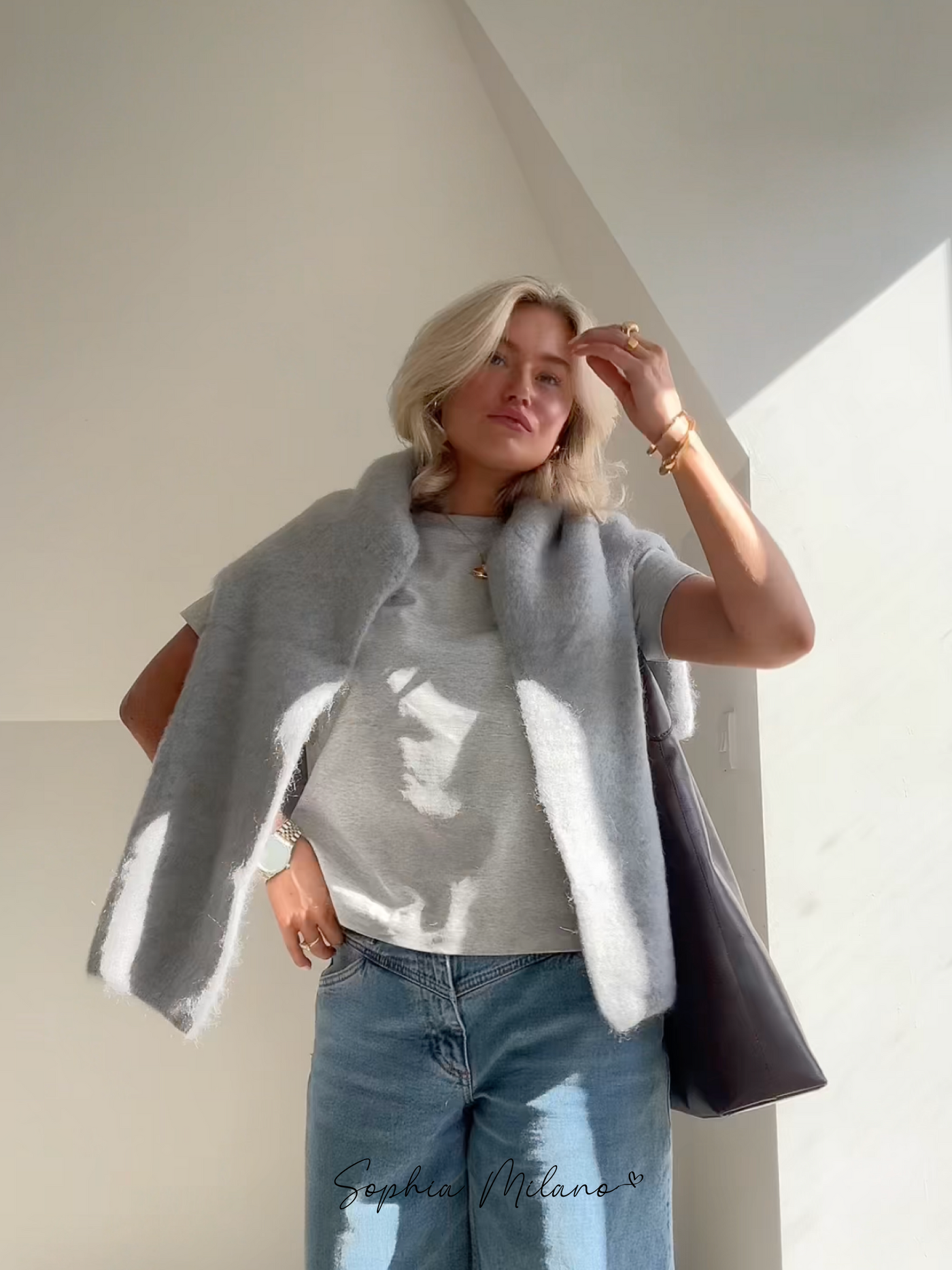 Elena | Mohair Crewneck Pullover