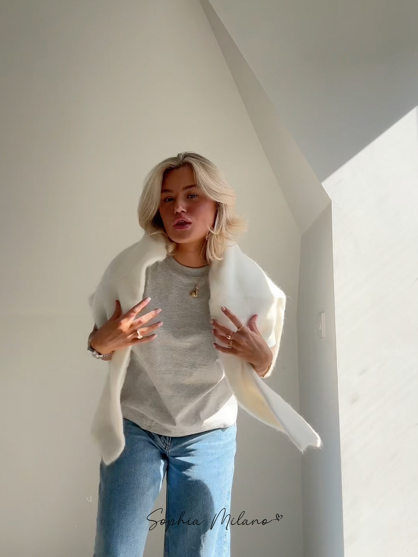 Elena | Mohair Crewneck Pullover