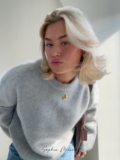Elena | Mohair Crewneck Pullover