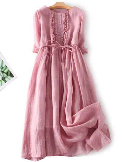 Zola® | Elegantes Leinenkleid