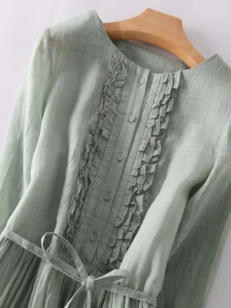 Zola® | Elegantes Leinenkleid