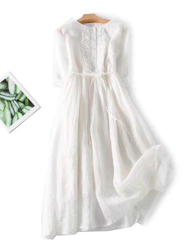 Zola® | Elegantes Leinenkleid