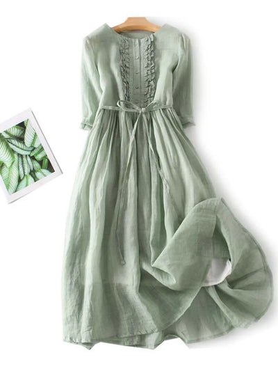 Zola® | Elegantes Leinenkleid