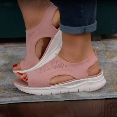 Velda® | Stéphanie Leichte Freizeitschuhe mit offener Zehenpartie