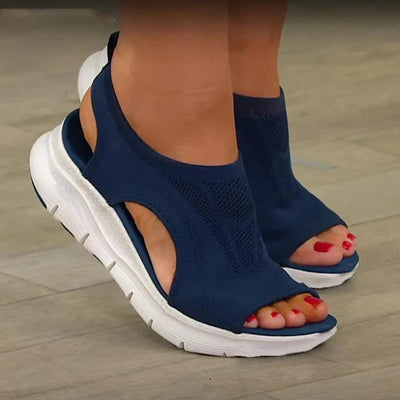 Velda® | Stéphanie Leichte Freizeitschuhe mit offener Zehenpartie