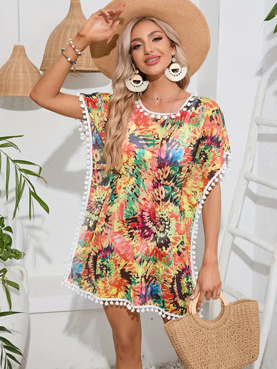 Guendalina® | Stilvolles Strandkleid mit Print