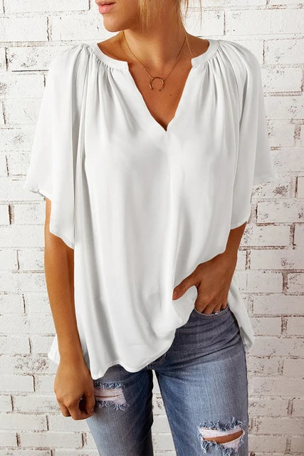 Ilse | Lockere Bluse mit V-Ausschnitt