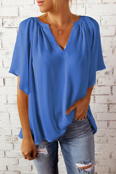 Ilse | Lockere Bluse mit V-Ausschnitt