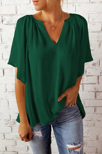 Ilse | Lockere Bluse mit V-Ausschnitt