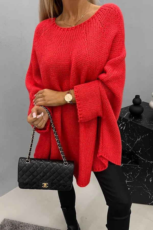 Oversized Strickpullover | Kuschelig & Lässig | Weiche Maschen