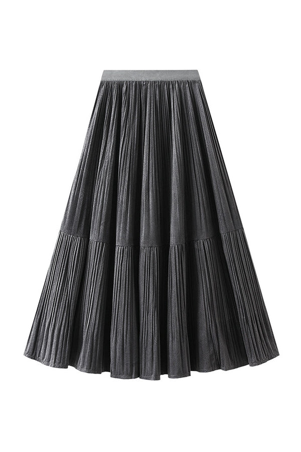 Lacey® | Vintage Samt Faltenrock