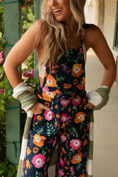 Adela® | Overall mit Birdie-Blumendruck