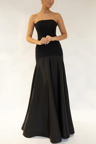 Sophia® | Elegantes, trägerloses, ausgestelltes langes Kleid