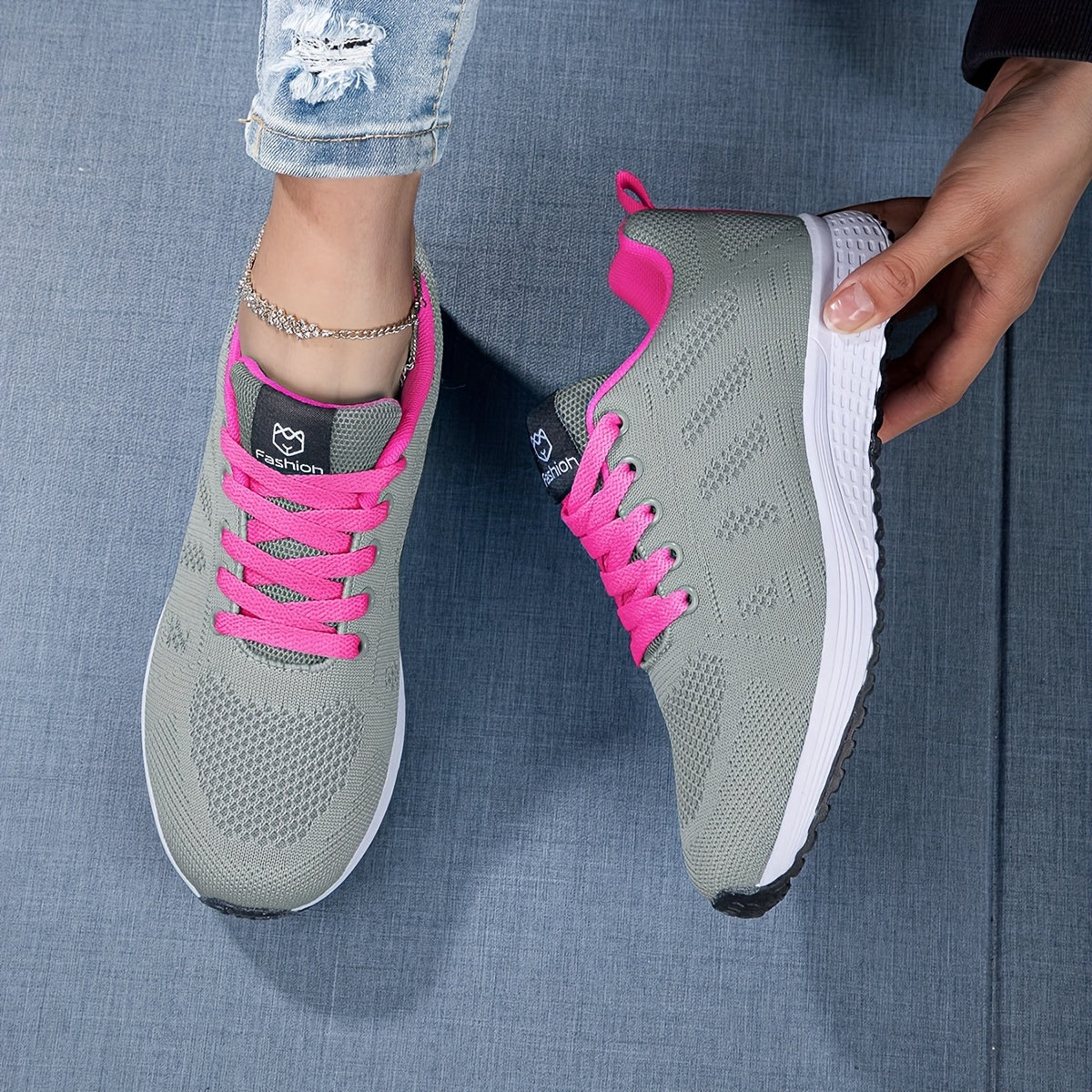 Atmungsaktive Damen-Turnschuh