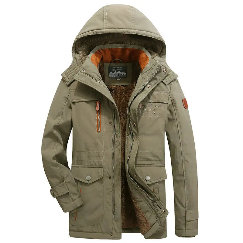 Wasserdichter Parka Wintermantel Kapuzenjacke